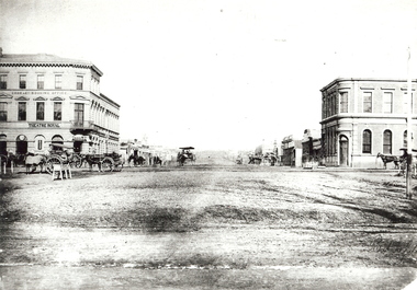 Photograph - COBB & CO. BOOKING OFFICE/THEATRE ROYAL BUILDING, 1861  ?