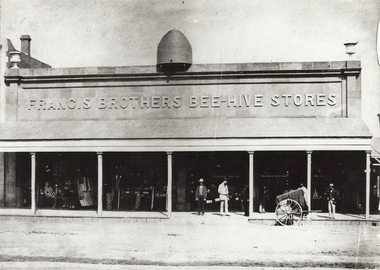 Photograph - FRANCIS BROTHERS BEEHIVE STORES, 1850's ?
