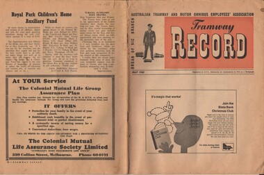 Document - BASIL MILLER COLLECTION: TRAMS - TRAMWAY RECORD