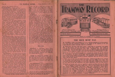 Document - BASIL MILLER COLLECTION: TRAMS - THE TRAMWAY RECORD