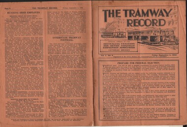 Document - BASIL MILLER COLLECTION: TRAMS - THE TRAMWAY RECORD