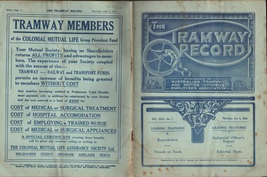 Document - BASIL MILLER COLLECTION: TRAMS - THE TRAMWAY RECORD