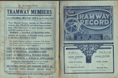 Document - BASIL MILLER COLLECTION: TRAMS - THE TRAMWAY RECORD