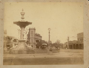 Photograph - ALEXANDRA FOUNTAIN: BENDIGO, 1882