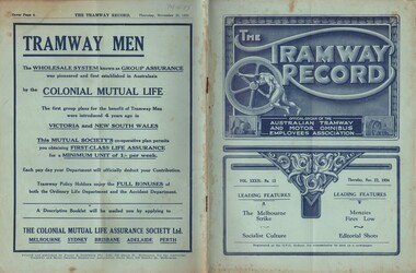 Document - BASIL MILLER COLLECTION: TRAMS - THE TRAMWAY RECORD