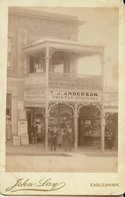 Photograph - T J ANDERSON, PRINTER & STATIONER, c1950