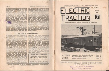 Document - BASIL MILLER COLLECTION: TRAMS -  JOURNAL 'ELECTRIC TRACTION', March 1964