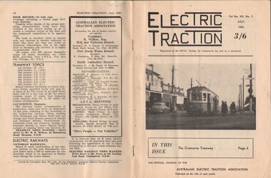 Document - BASIL MILLER COLLECTION: TRAMS - JOURNAL 'ELECTRIC TRACTION', July 1965