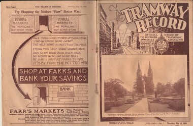 Document - BASIL MILLER COLLECTION: TRAMS - 'THE TRAMWAY RECORD', May 15, 1930
