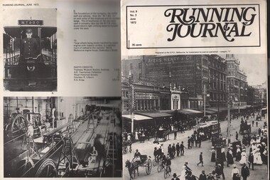 Document - BASIL MILLER COLLECTION: TRAMS - 'RUNNING JOURNAL', June 1972