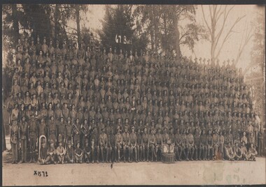 Photograph - 67TH  BATTALION, c1917