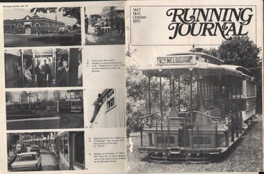 Document - BASIL MILLER COLLECTION: TRAMS - 'RUNNING JOURNAL'