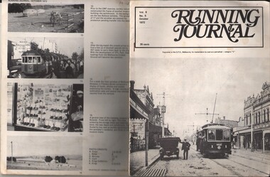 Document - BASIL MILLER COLLECTION: TRAMS - 'RUNNING JOURNAL'
