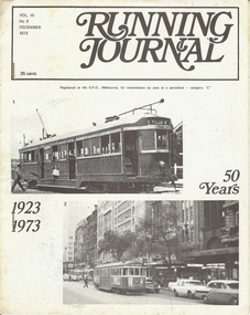 Document - BASIL MILLER COLLECTION: TRAMS - 'RUNNING JOURNAL'
