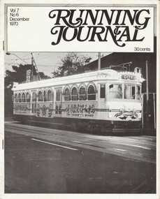 Document - BASIL MILLER COLLECTION: TRAMS - 'RUNNING JOURNAL'