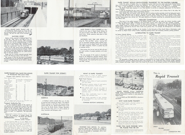 Document - BASIL MILLER COLLECTION: LEAFLET: 'THIS IS RAPID TRANSIT'