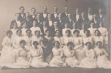 Photograph - GROUP PHOTO; BENDIGO CHORAL SOCIETY 1912 ?, early 1900's ?