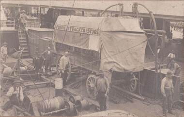 Photograph - BUTTON CARRIER BENDIGO, early 1900's ?