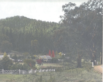 Photograph - HOUSE IN LANDSCAPE VIEW, 1960's ?