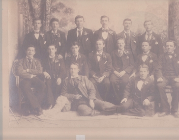 Photograph - GROUP OF YOUNG MEN, c1920