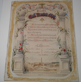 Document - ILLUMINATED ADDRESS TO CARL ROEDER. ESQ, 19th october 1885