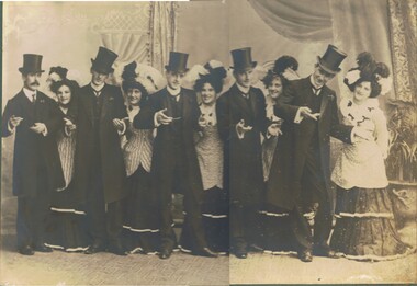Photograph - PHOTO OF A BENDIGO CONCERT PARTY, 1900