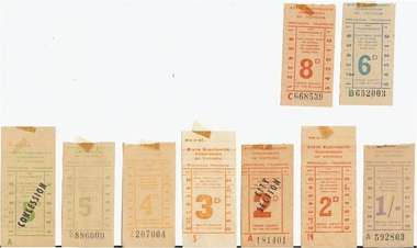 Document - BASIL MILLER COLLECTION: TRAMS - TICKETS