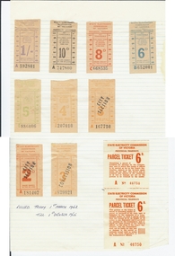 Document - BASIL MILLER COLLECTION: TRAMS - TICKETS