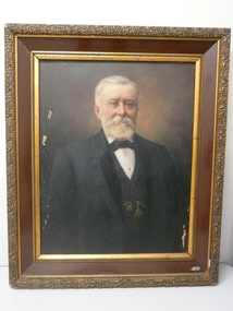 Painting - OIL PORTRAIT OF T.LANGDON. MP, 1902