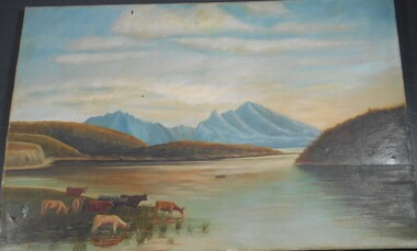 Painting - EDITH  LANSELL OIL PAINTING, 1900