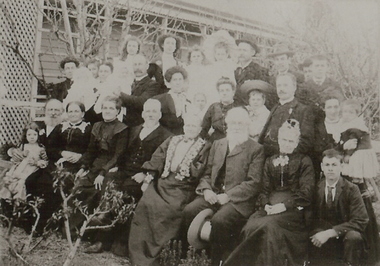 Photograph - WOOTTON AND ELLEN LANSELL FAMILY PHOTO