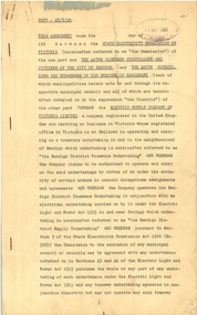 Document - BASIL MILLER COLLECTION: AGREEMENT AS TO CONDUCT OF TRAMWAYS UNDERTAKING