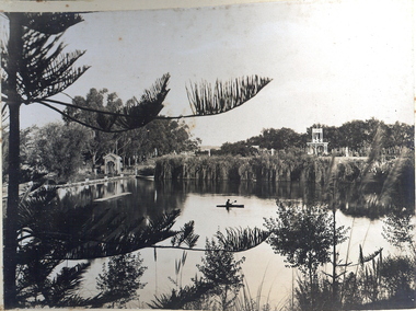 Photograph - FORTUNA COLLECTION: LAKE AT FORTUNA VILLA WITH FIRE LOOKOUT