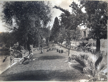 Photograph - FORTUNA COLLECTION: GARDEN AND LAKE VIEW AT FORTUNA VILLA
