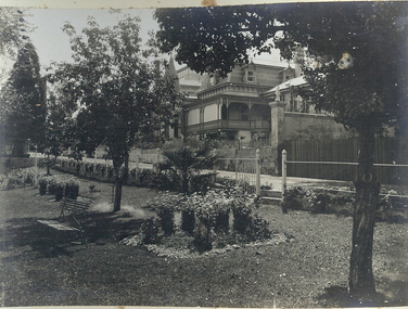 Photograph - FORTUNA COLLECTION: VIEW OF FRONT GARDEN WITH FORTUNA VILLA IN BACKGROUND