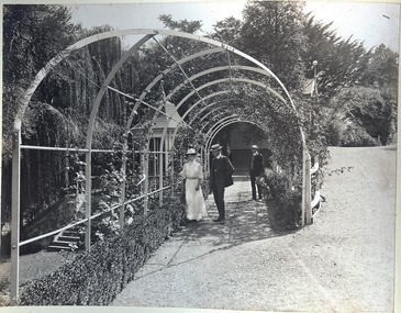 Photograph - FORTUNA COLLECTION: WALKWAY WITH ARBOUR AT FORTUNA VILLA