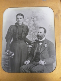 Photograph - PHOTO OF A COUPLE, 1900