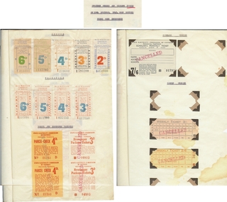 Document - BASIL MILLER COLLECTION: TRAMS TICKETS