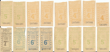 Document - BASIL MILLER COLLECTION: TRAMS TICKETS