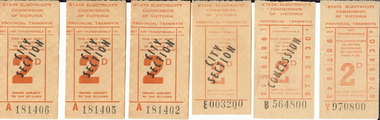 Document - BASIL MILLER COLLECTION: TRAMS TICKETS