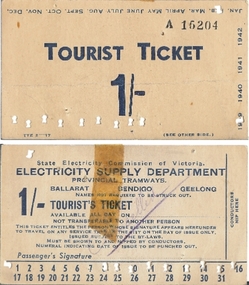 Document - BASIL MILLER COLLECTION: TRAMS TICKETS