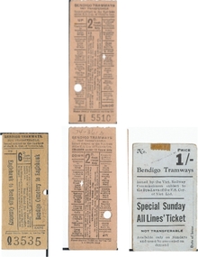 Document - BASIL MILLER COLLECTION: TRAMS TICKETS