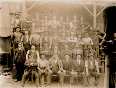 Photograph - HORSFIELD, TAYLOR ENGINEERING WORKS, LONG GULLY, c1900-1910
