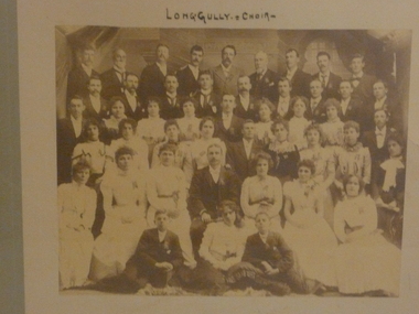 Photograph - PHOTO OF LONG GULLY CHOIR, 1900