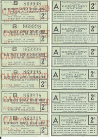 Document - BASIL MILLER COLLECTION: TRAMS - TICKETS