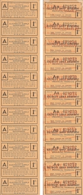 Document - BASIL MILLER COLLECTION: TRAMS - TICKETS