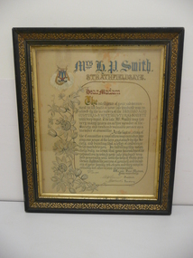 Document - ADDRESS TO MRS.G.P.SMITH, 13 June 1892