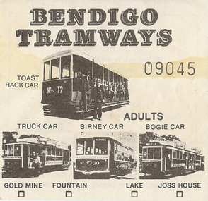Document - BASIL MILLER COLLECTION: TRAMS - TICKET