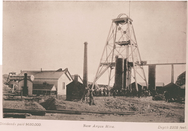 Photograph - NEW ARGUS MINE, c. 1900