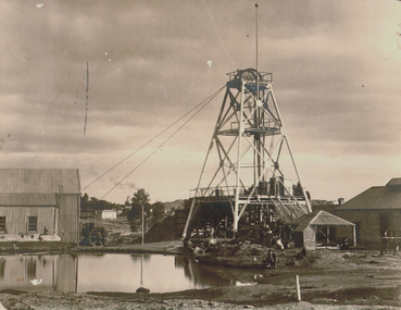 Photograph - CLARENCE UNITED MINE, EAGLEHAWK, c.1870
